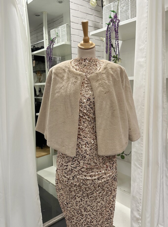 Chaqueta Pelo Manga Francesa