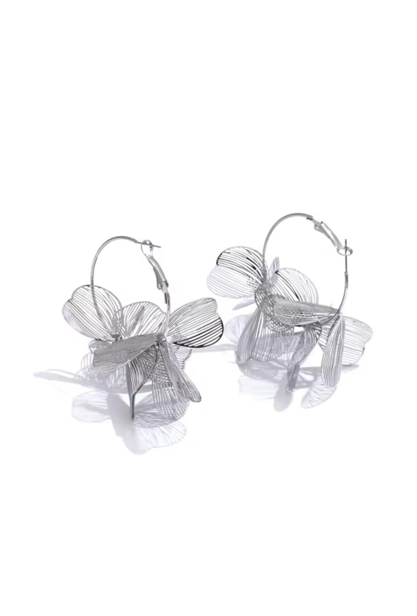 Pendientes Aro Flor