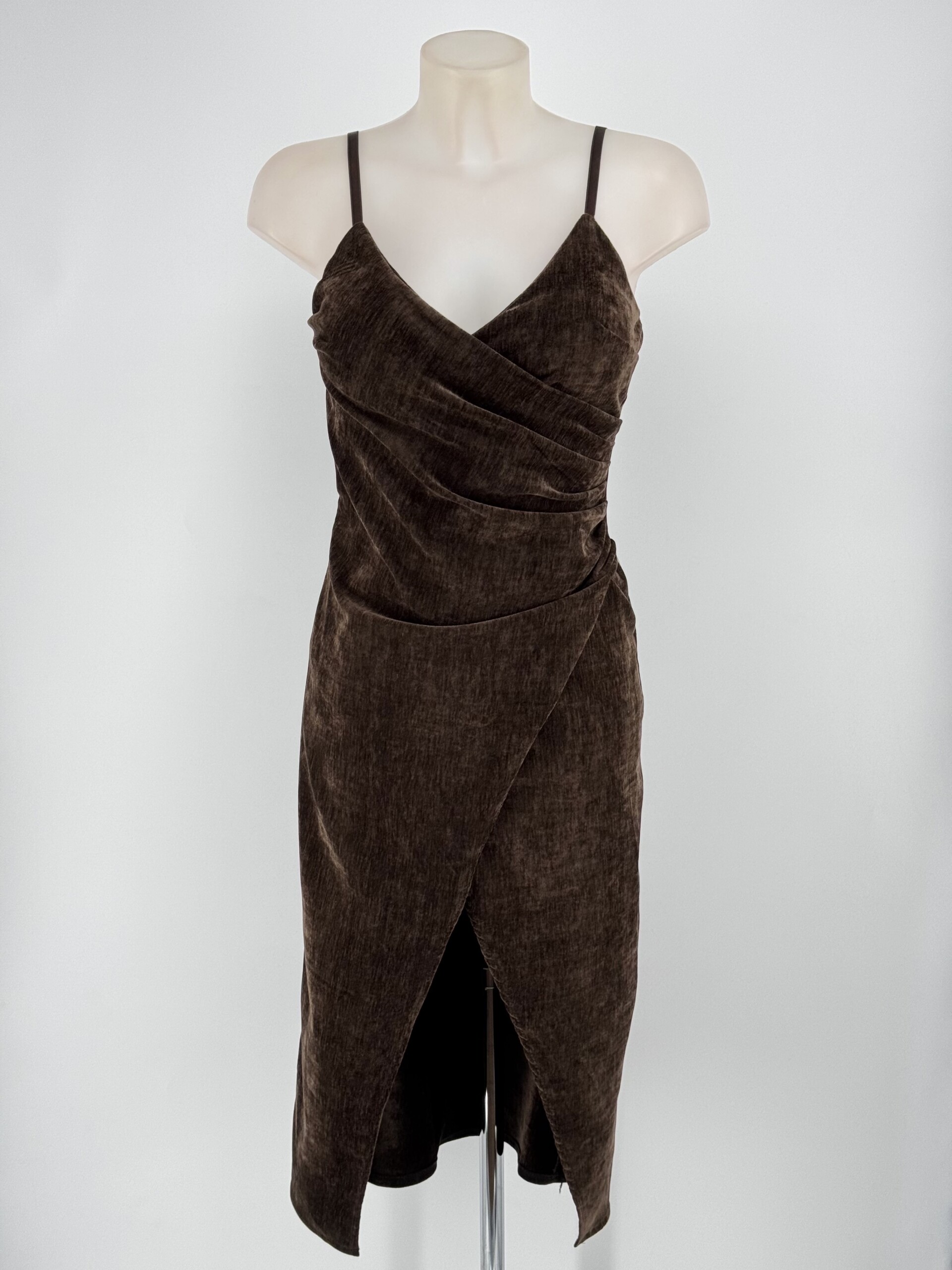 Vestido Cruzado Terciopelo