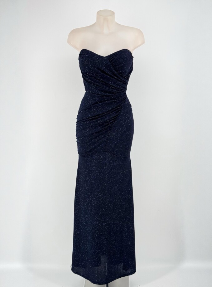 Vestido Lurex Drapeado Sirena