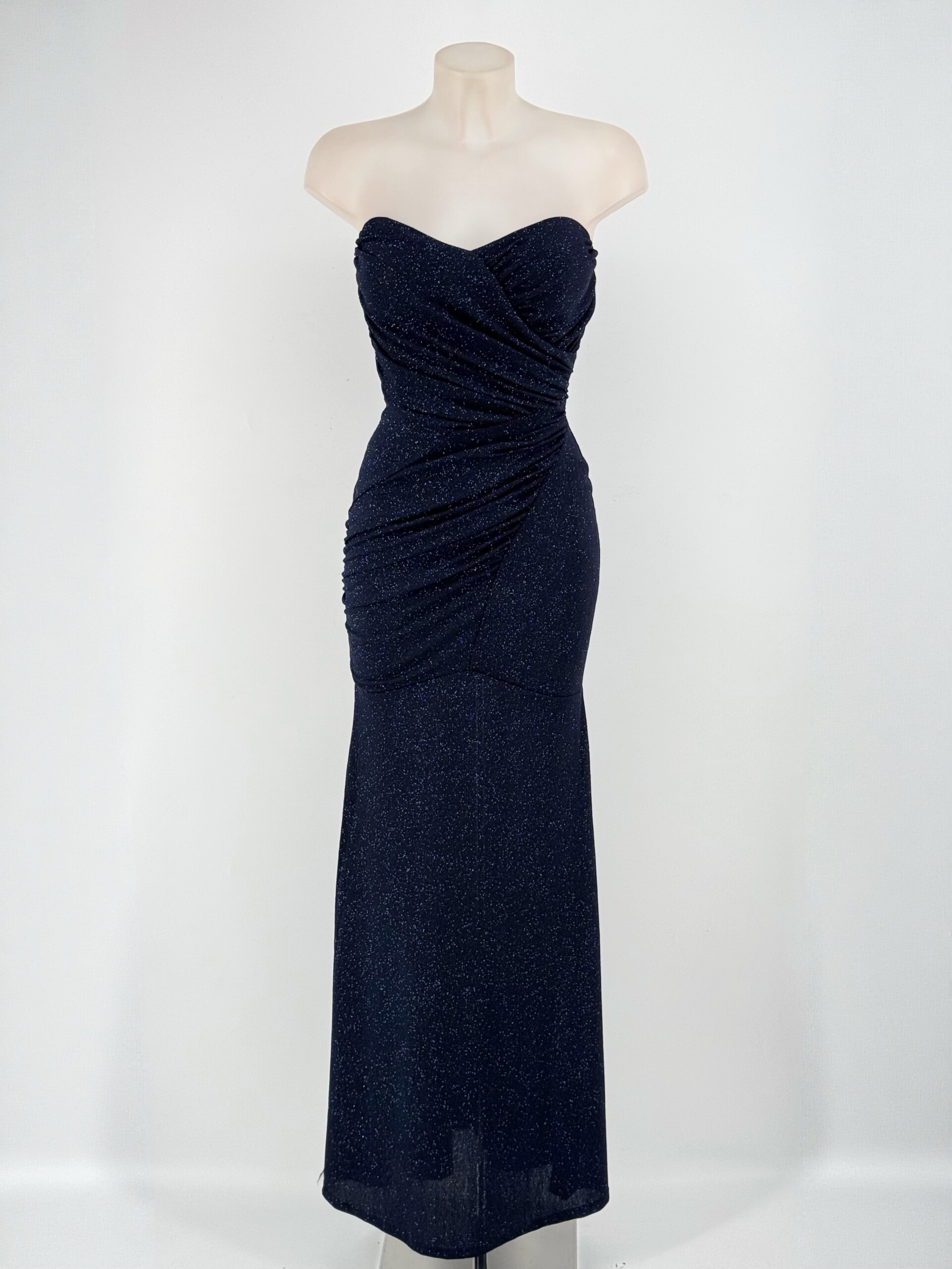 Vestido Lurex Drapeado Sirena