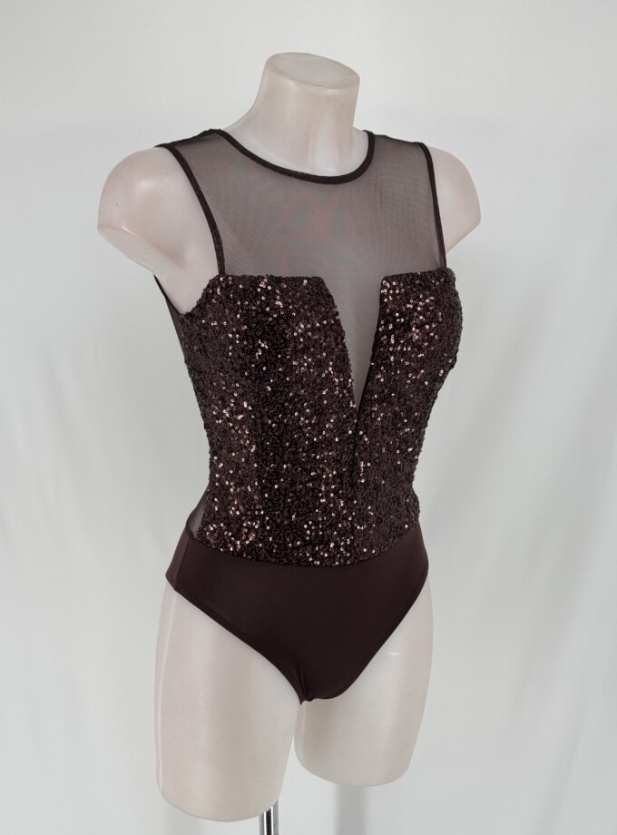 Body Lentejuelas Transparencias