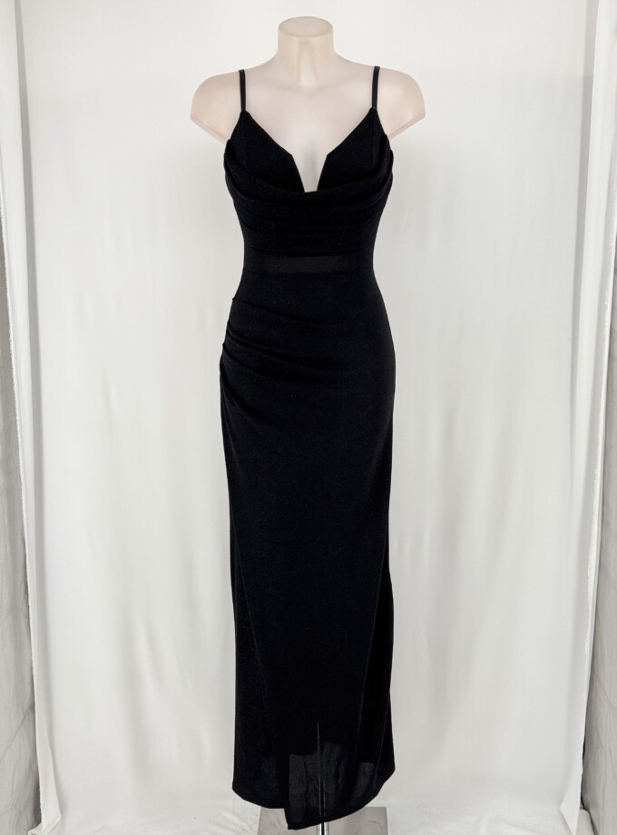 Vestido Lurex Escote Tirantes