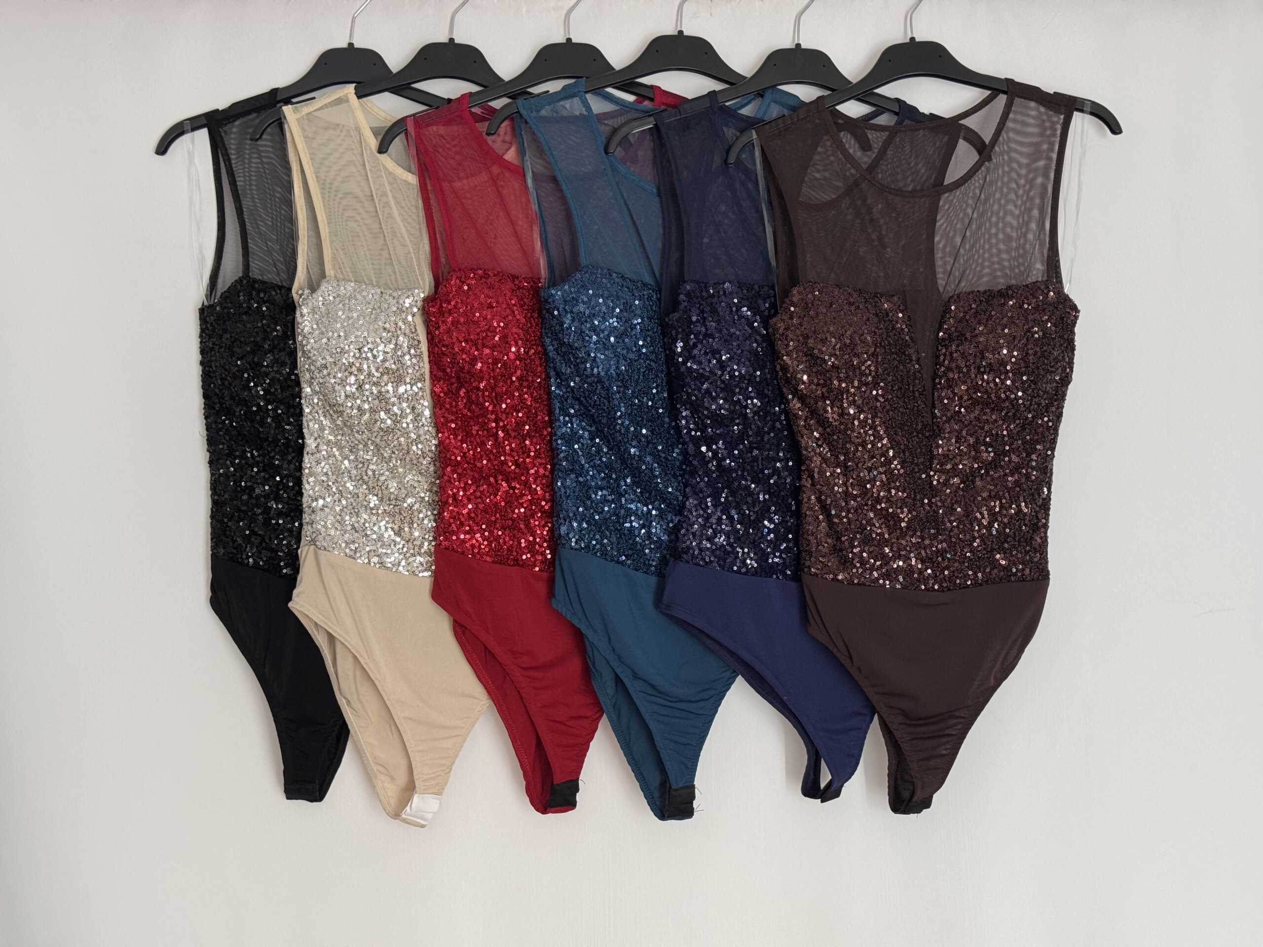 Body Lentejuelas Transparencias