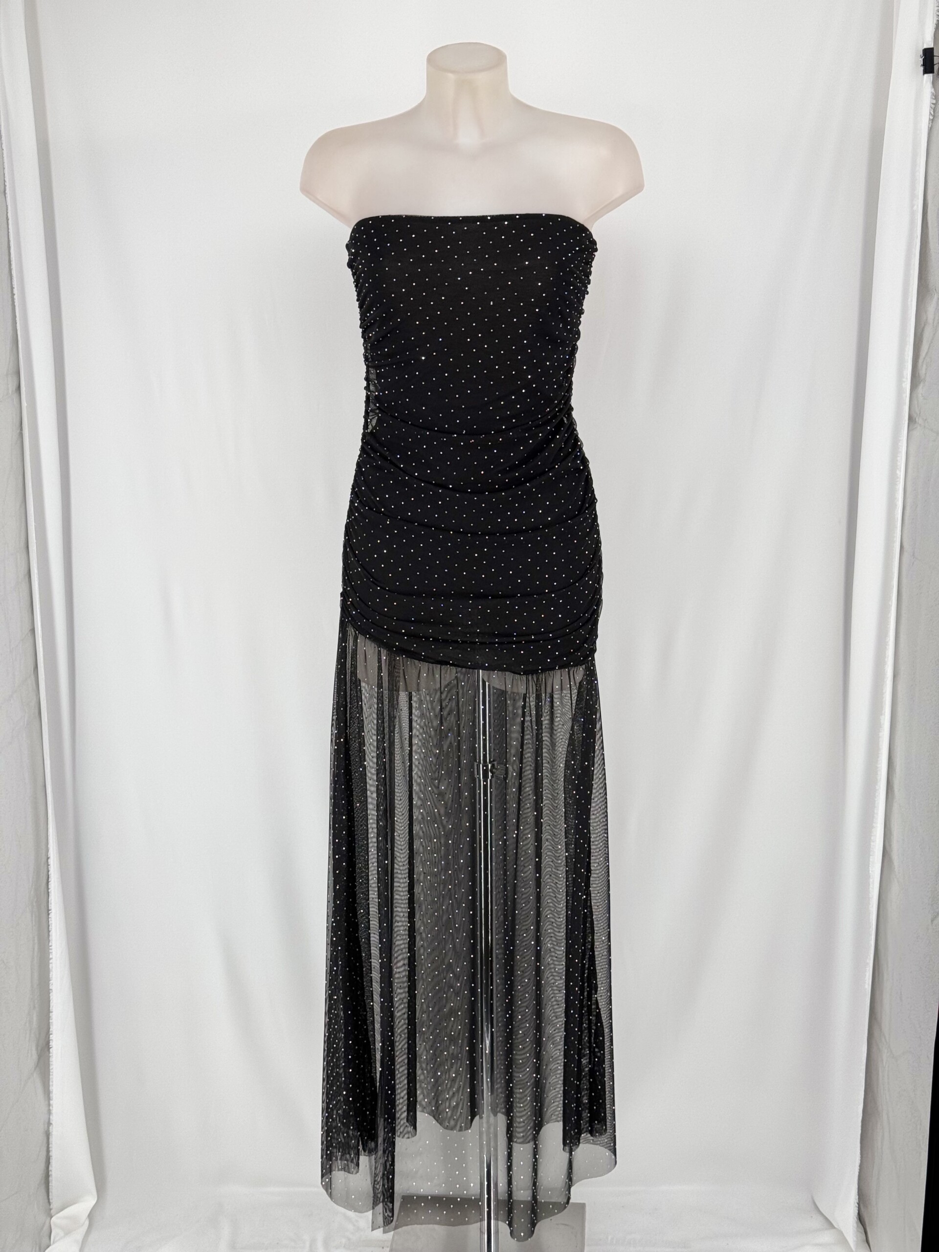 Vestido Tul Sirena Brillitos