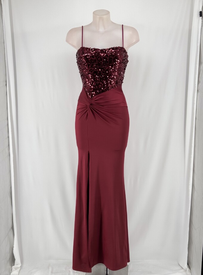 Vestido Sirena Top Lentejuelas