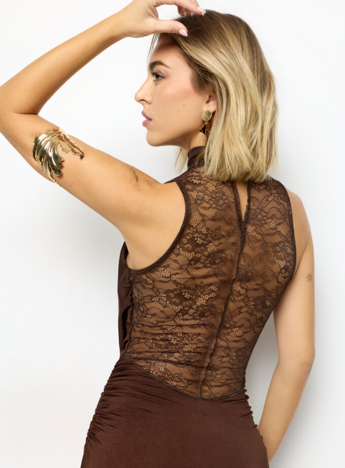 Vestido Encaje Pecho