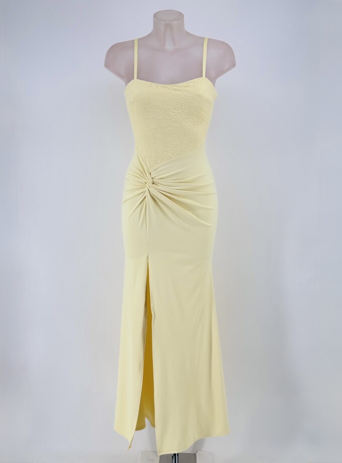 Vestido Sirena Top Encaje