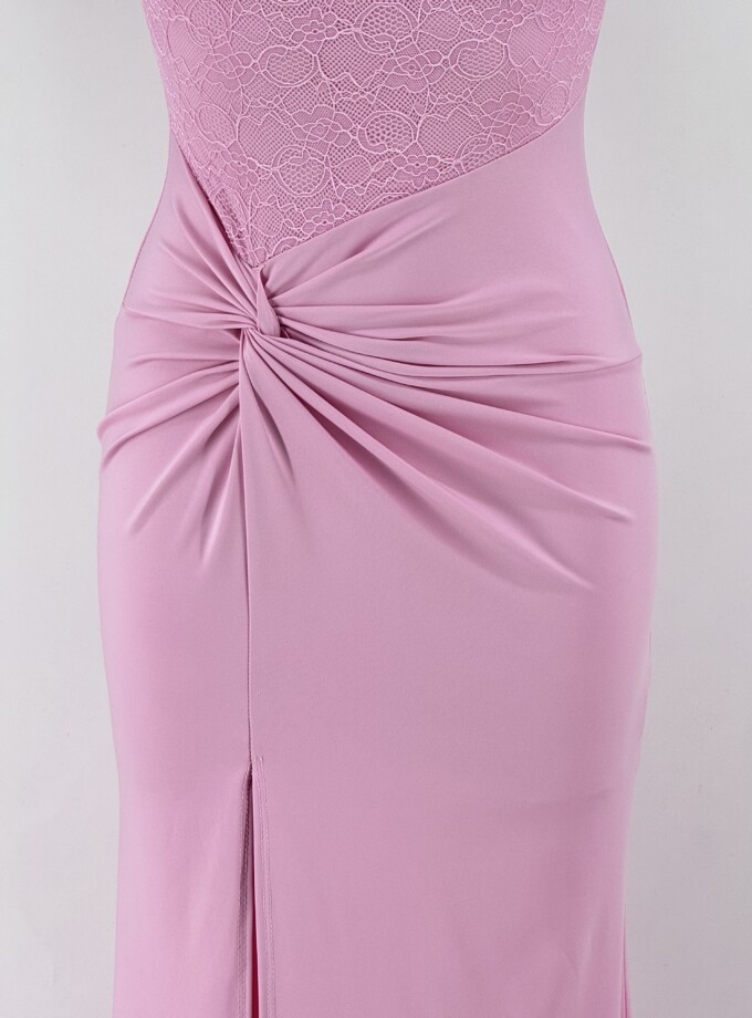 Vestido Sirena Top Encaje