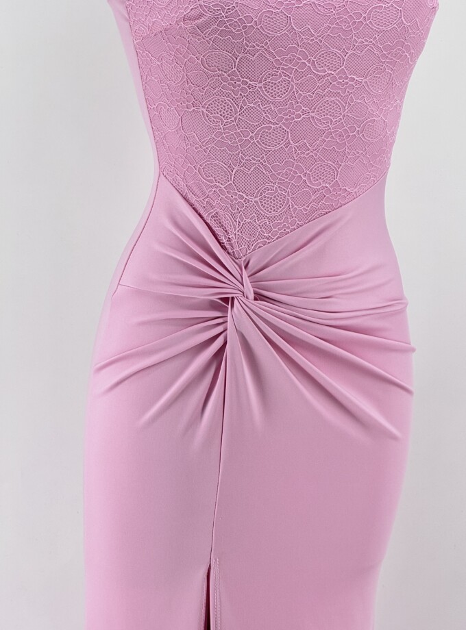 Vestido Sirena Top Encaje