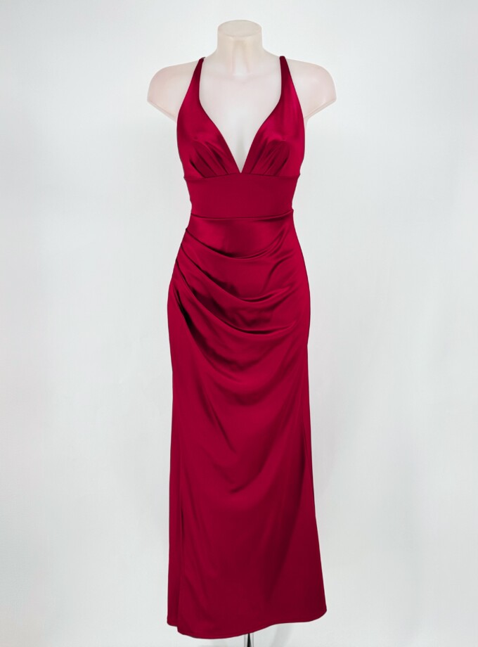 Vestido Seda Sirena Escote