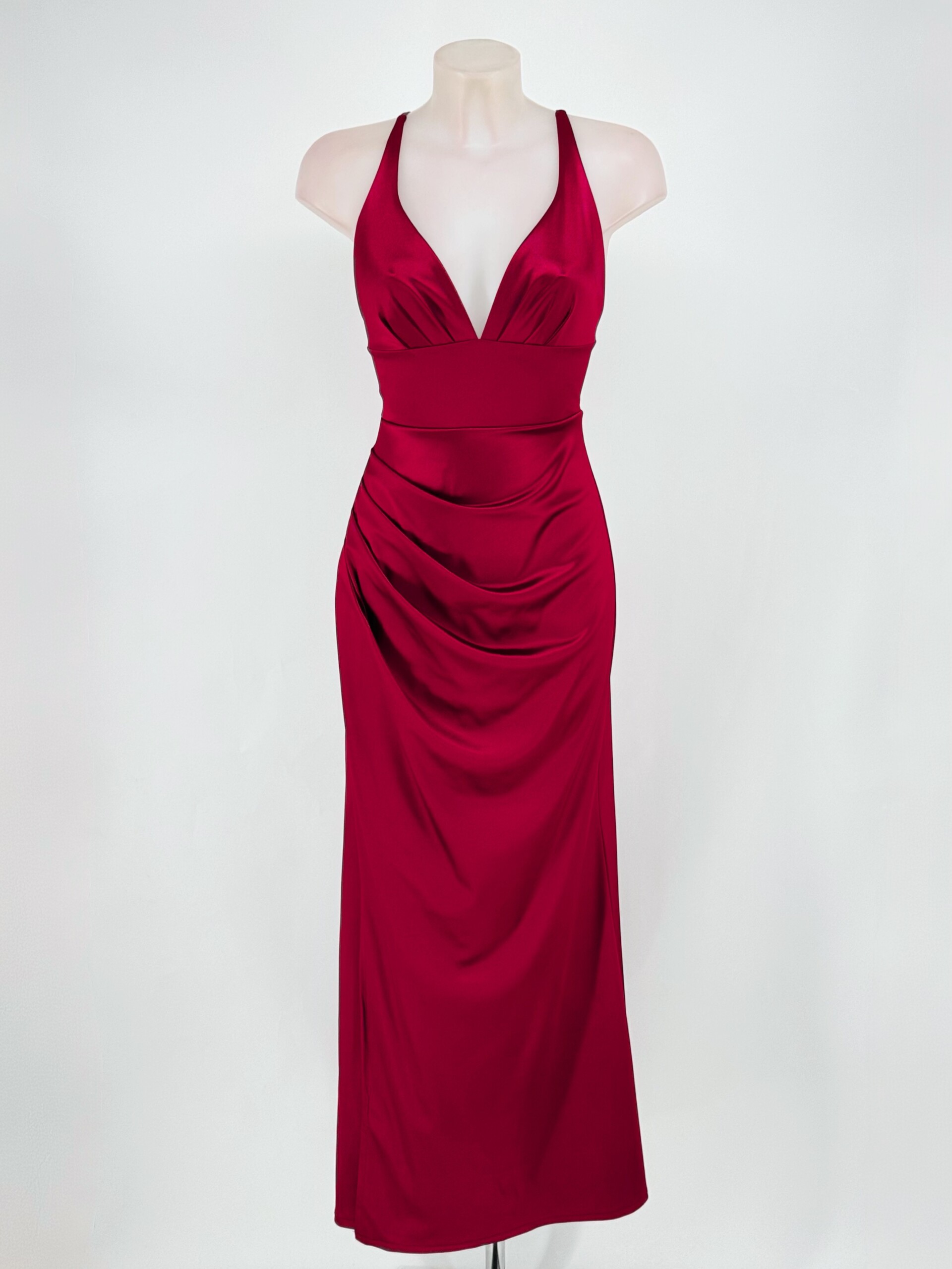 Vestido Seda Sirena Escote - Imagen 17