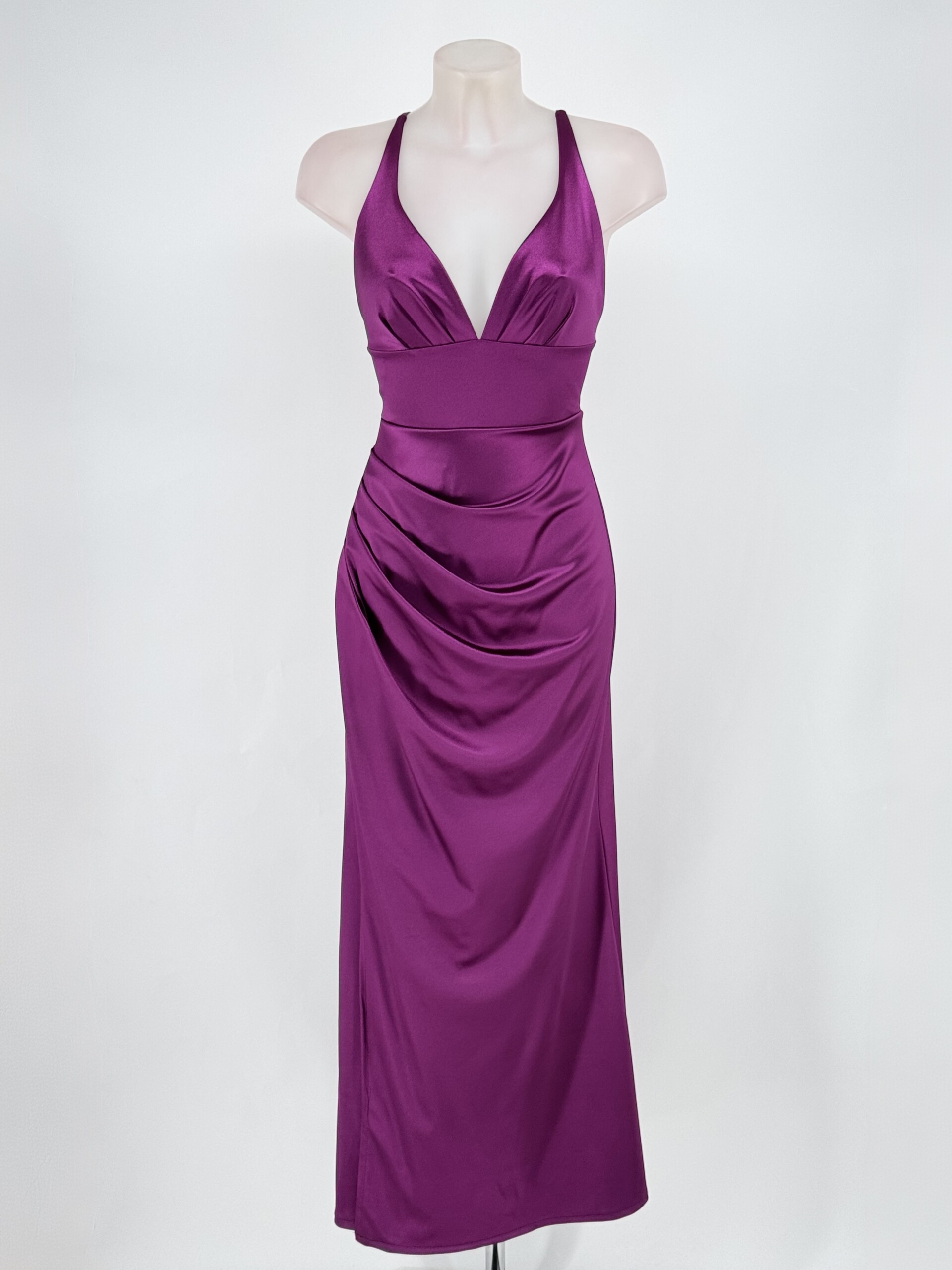 Vestido Seda Sirena Escote - Imagen 15