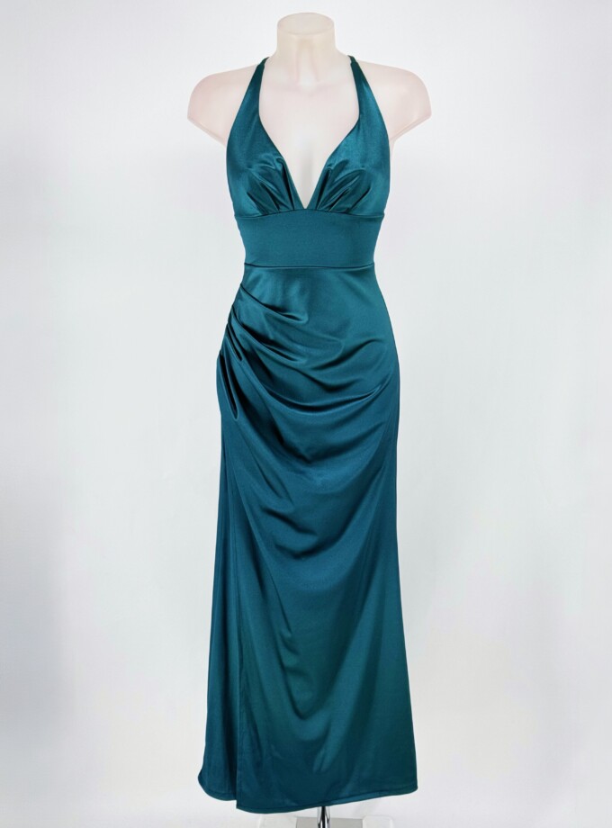 Vestido Seda Sirena Escote