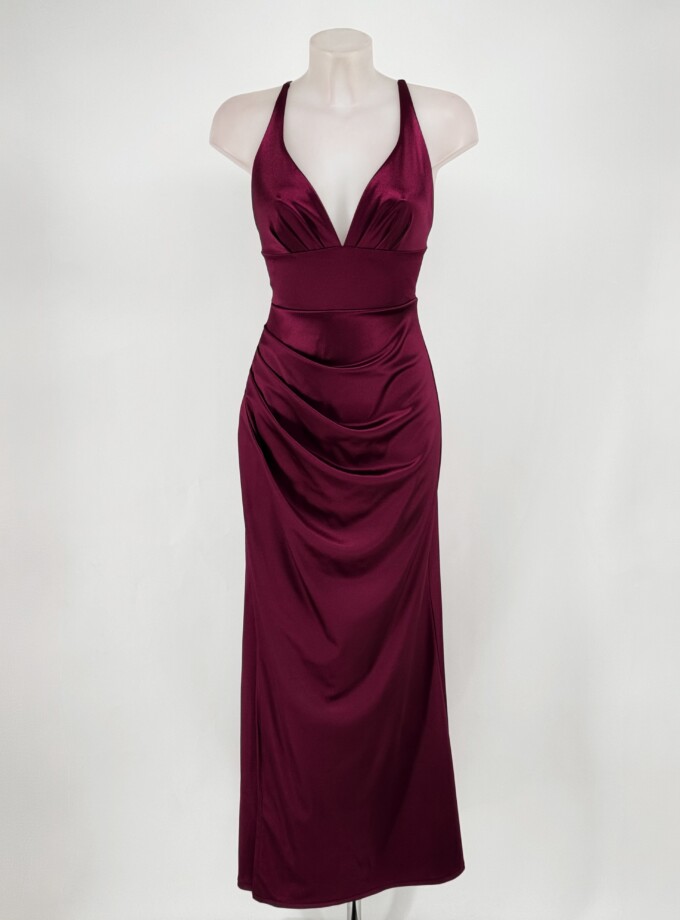 Vestido Seda Sirena Escote