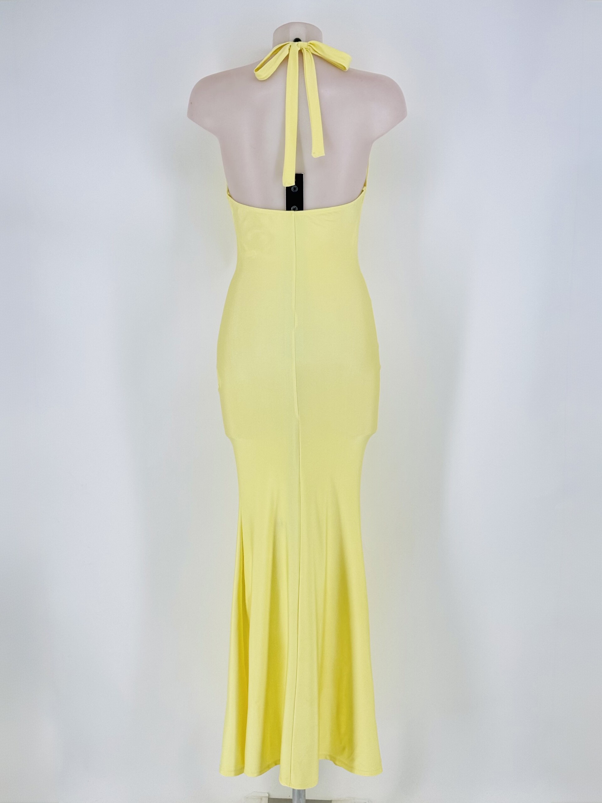 Vestido Seda Escote Cascada - Imagen 8