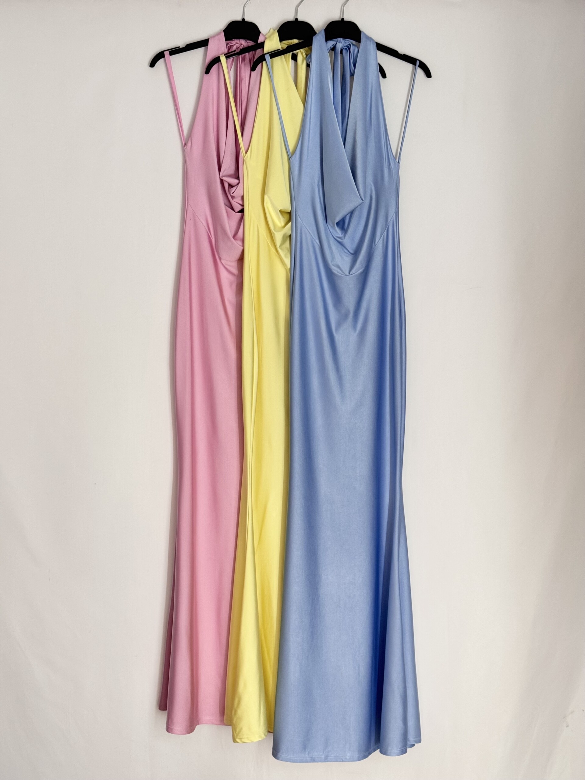 Vestido Seda Escote Cascada - Imagen 6