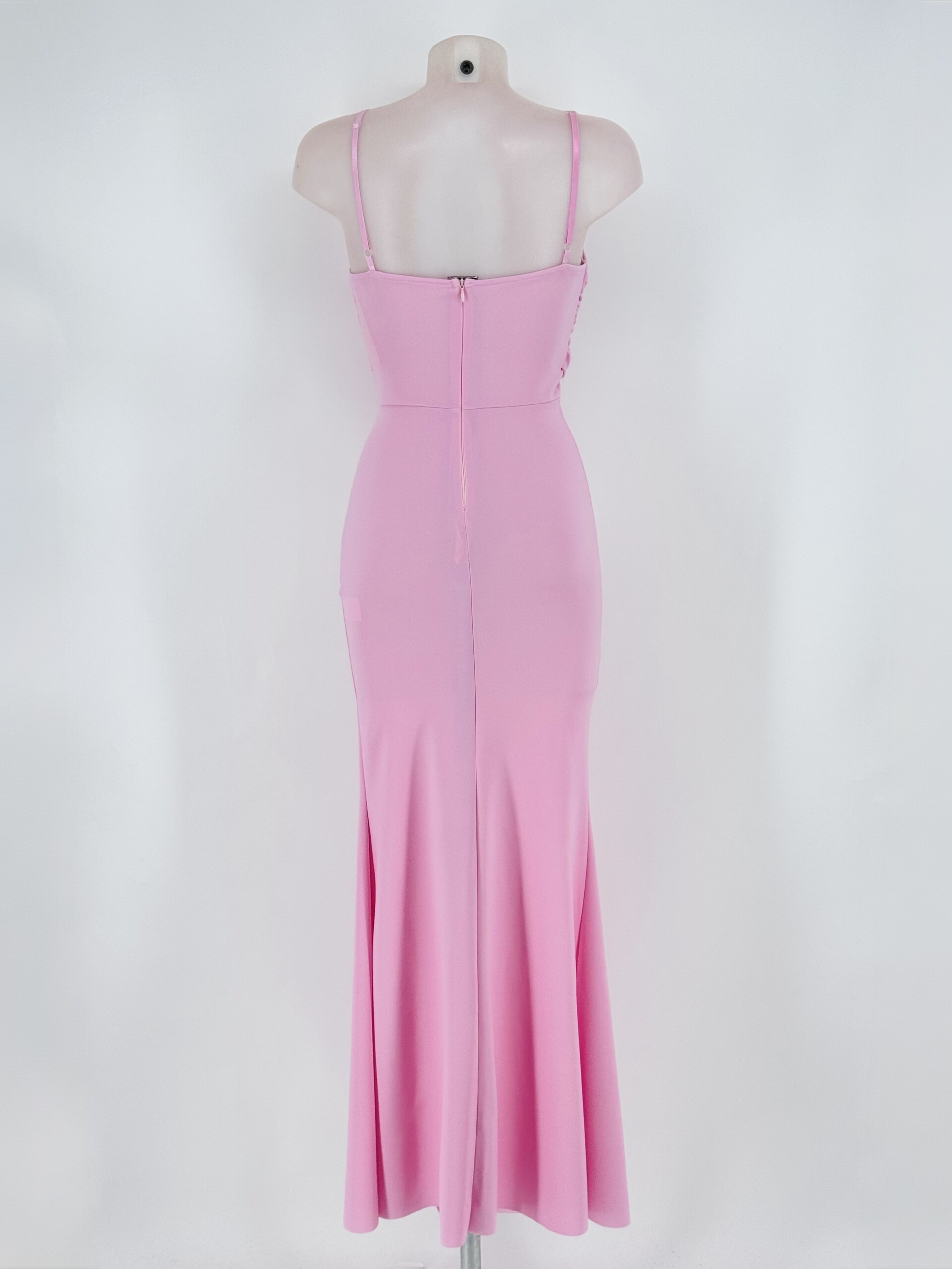 Vestido Sirena Escote Drapeado - Imagen 3