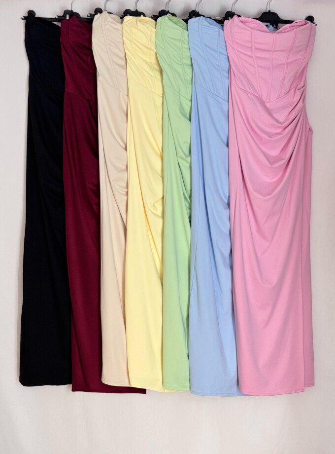 Vestido Varillas Escote Encaje