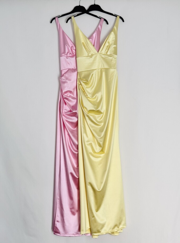 Vestido Seda Sirena Escote