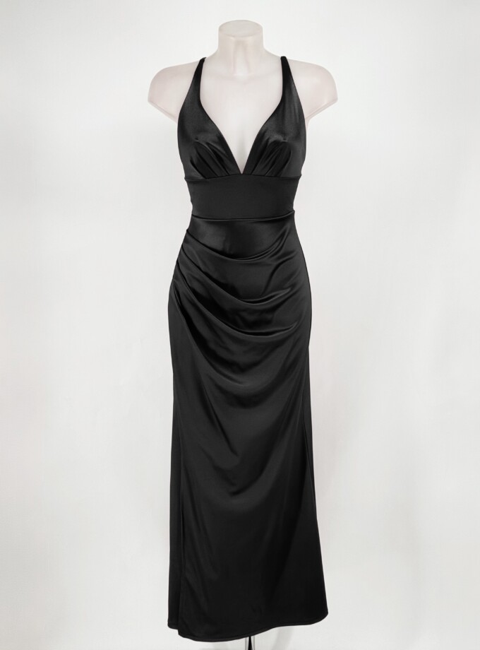 Vestido Seda Sirena Escote