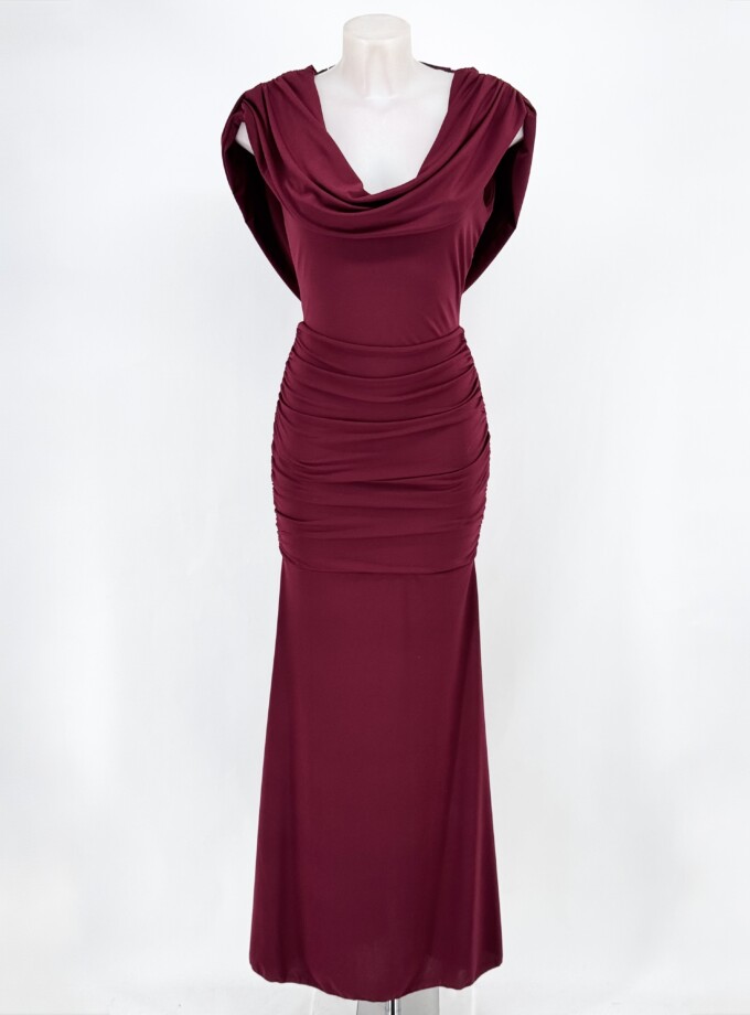 Vestido Espalda Cascada