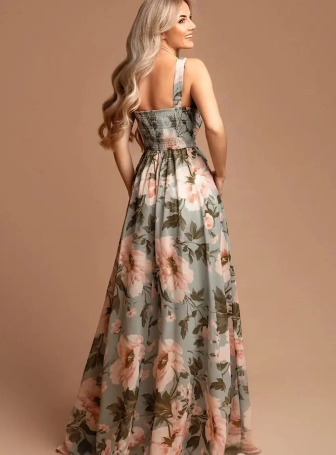 Vestido Halter Estampado