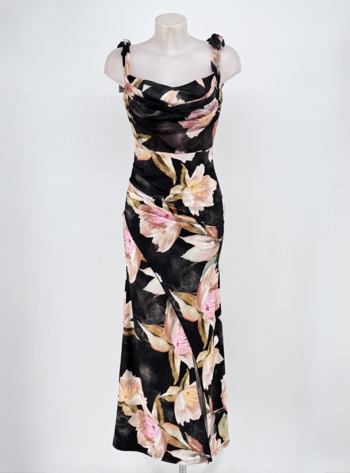 Vestido Estampado Lazos