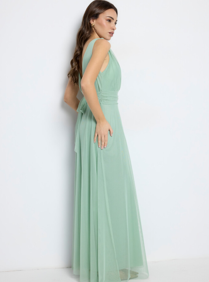 Vestido Tul Basic Cintura