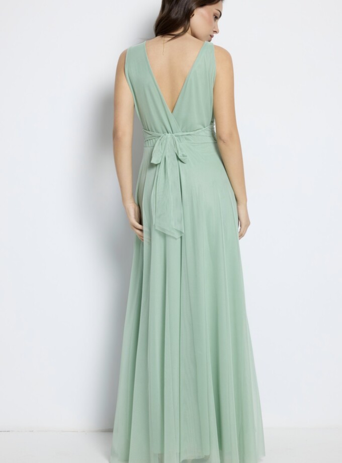 Vestido Tul Basic Cintura