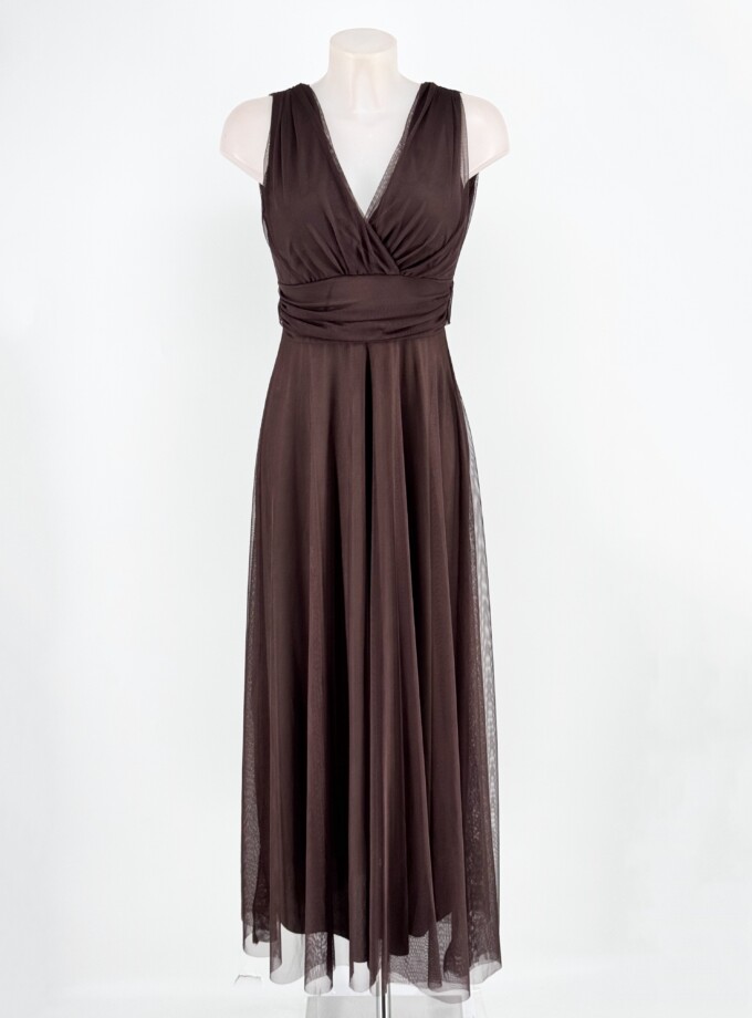 Vestido Tul Basic Cintura