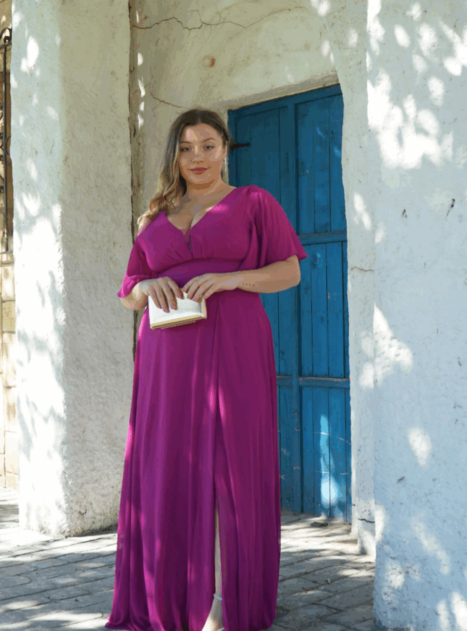 Vestido Basic Manga Corta Curvy