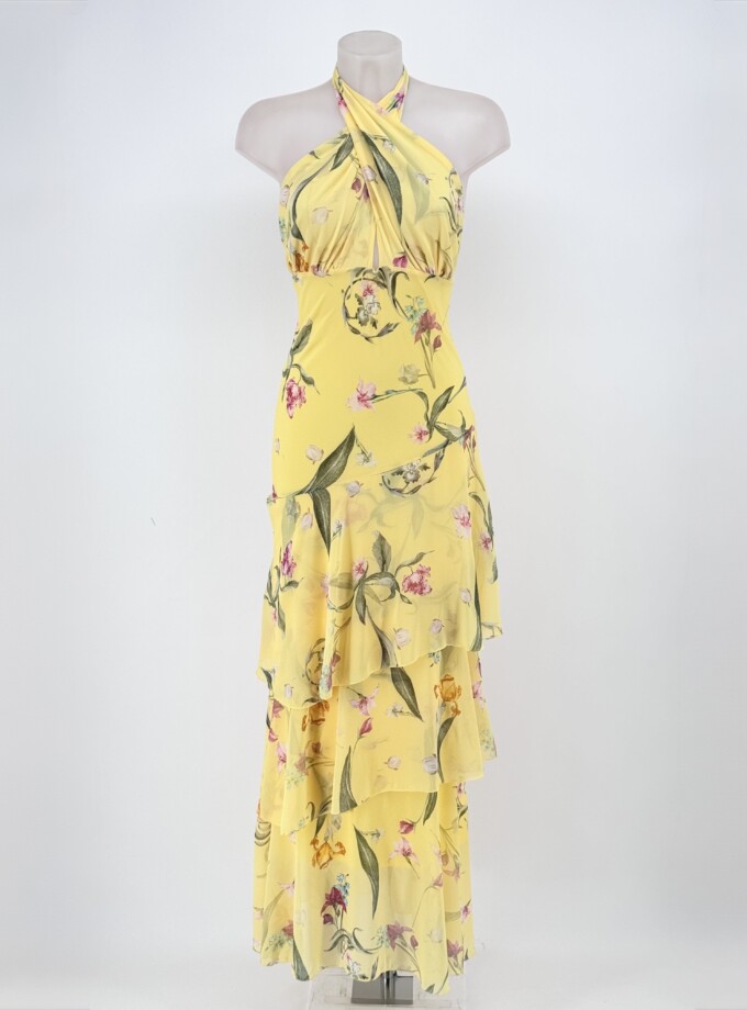 Vestido Floral Volantes