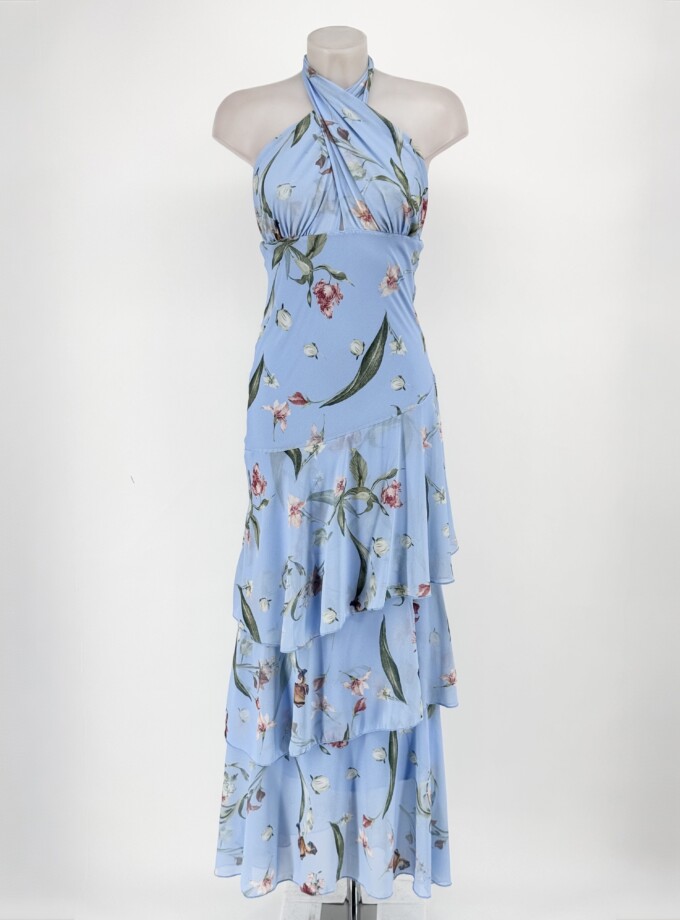 Vestido Floral Volantes