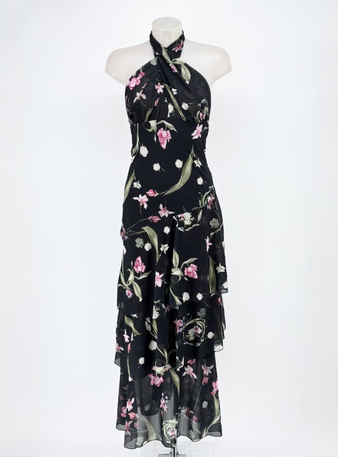 Vestido Floral Volantes