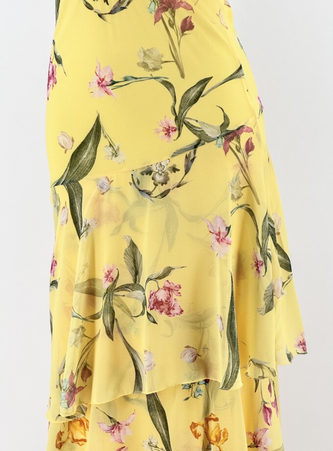Vestido Floral Volantes
