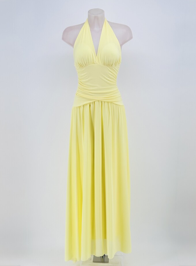 Vestido Falda Gasa Escote