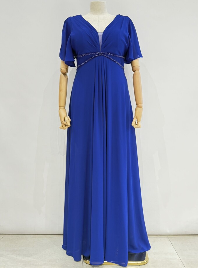 Vestido Manga Corta Brillo Cintura Curvy