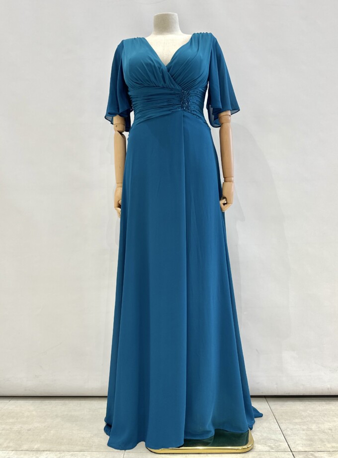 Vestido Cruzado Brillo Cintura Curvy