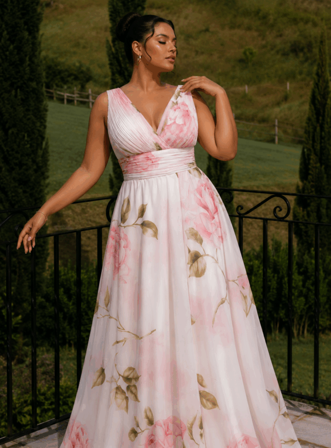 Vestido Analía Estampado Curvy