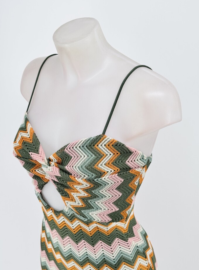 Vestido Punto Tirantes Escote