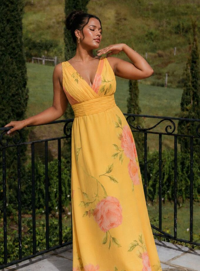 Vestido Analía Estampado Curvy