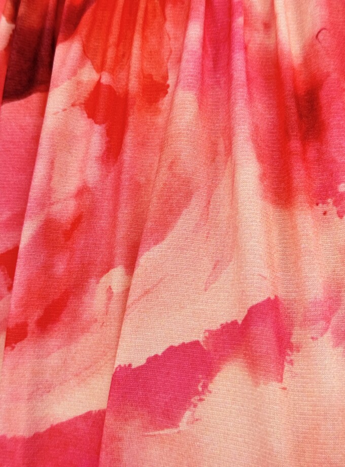 Vestido Halter Cintura Drapeada Estampado