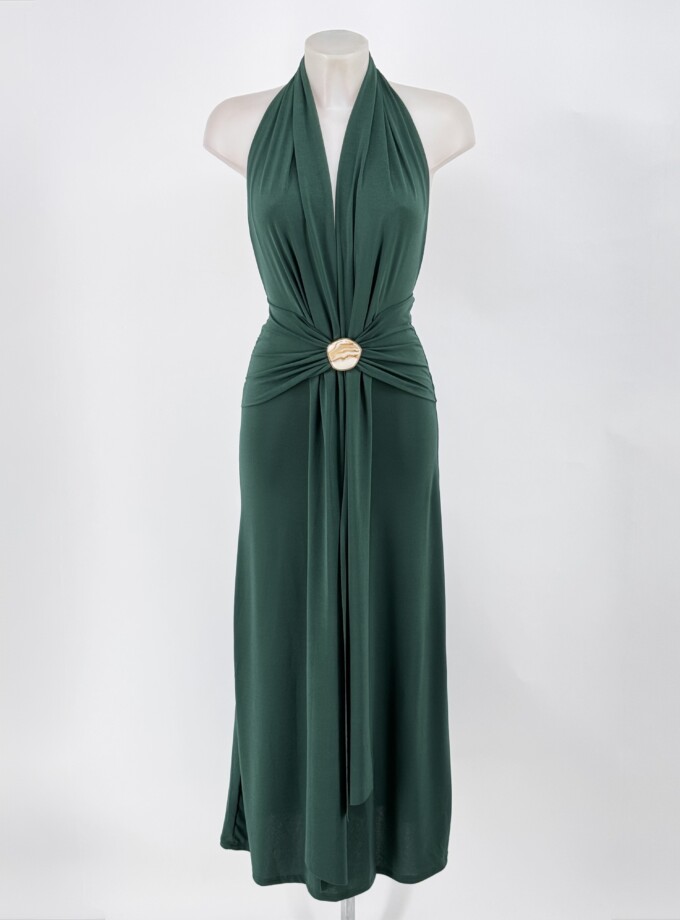 Vestido Sunset Cintura Botón
