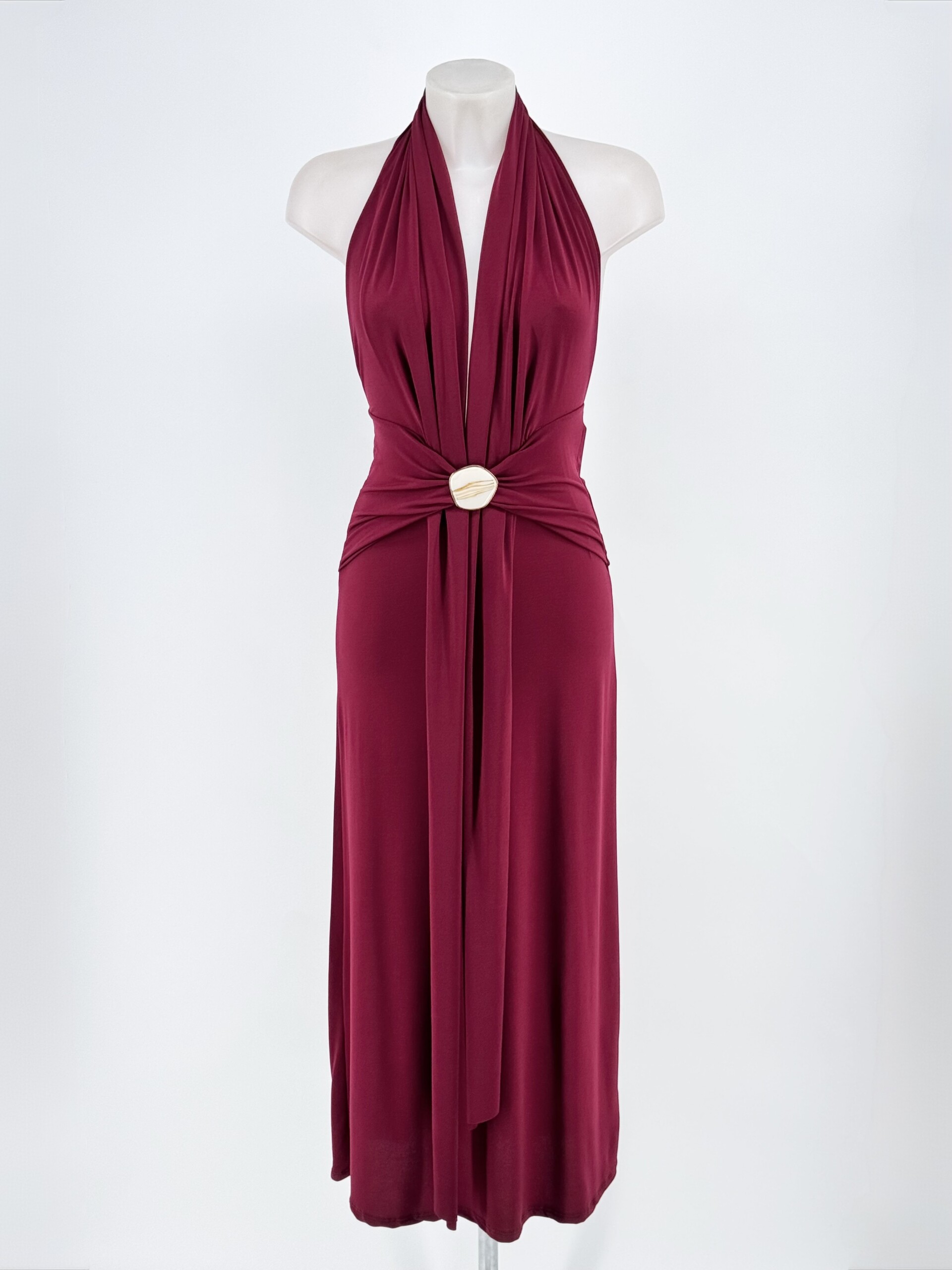 Vestido Sunset Cintura Botón Nácar - Imagen 7