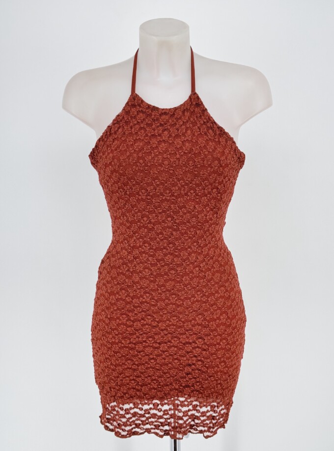 Vestido Sunset Halter Corto