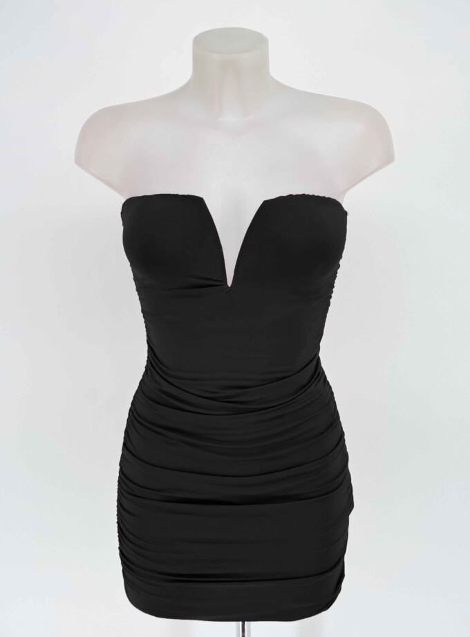 Vestido Escote Palabra Honor Corto