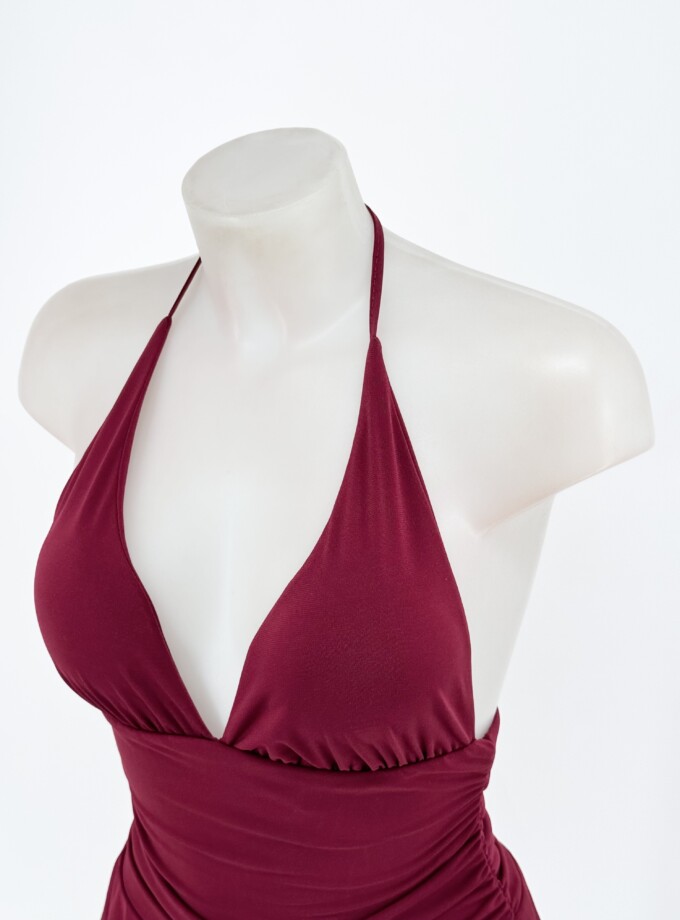 Vestido Corto Volantes Escote