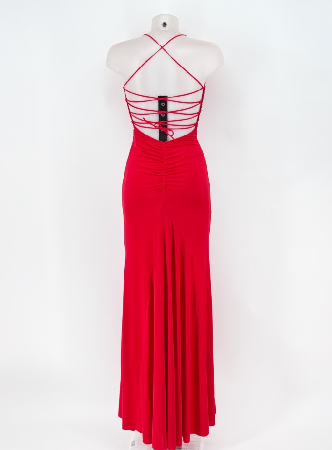 Vestido Sirena Basic Espalda Cruzada