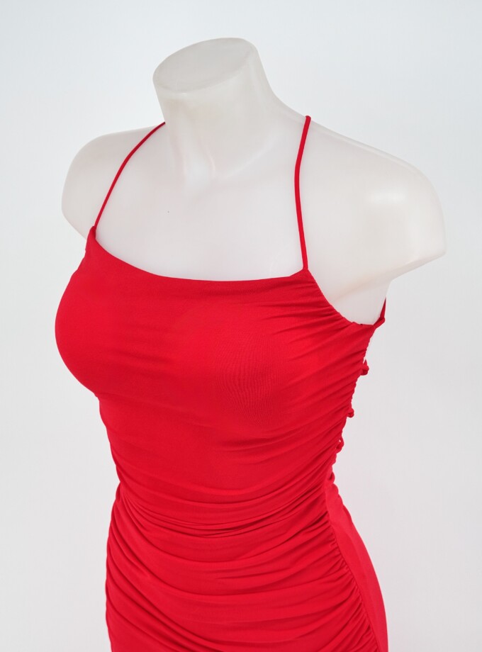 Vestido Sirena Basic Espalda Cruzada